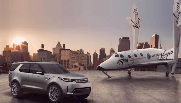 Range Rover Helps Unveil The New Virgin Galactic SpaceShipTwo