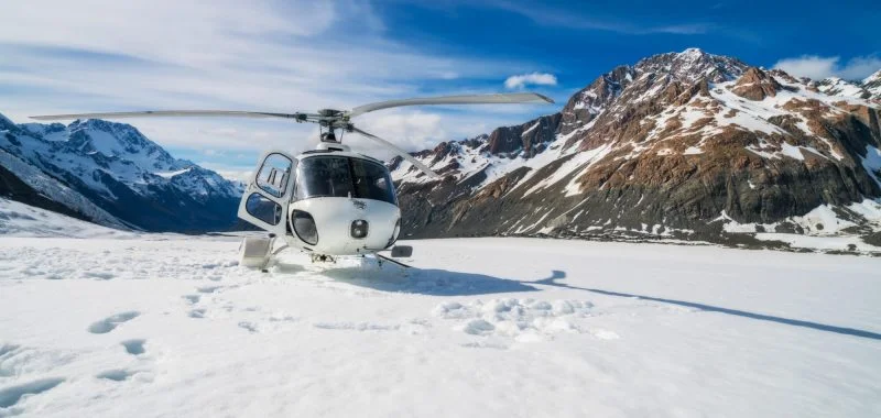 A unique ice cave heli adventure