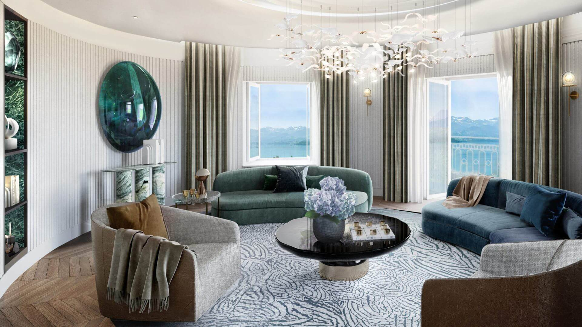 Driving Through the Alps